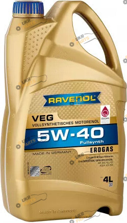 Моторное масло Ravenol VEG 5W-40 4 л (1131100-004)