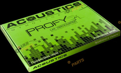 Виброизоляция ACOUSTICS Profy 370×500 4 мм (Profy 4×370×500)