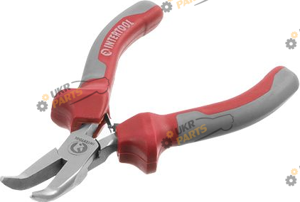 Длинногубцы Intertool изогнутые 115 мм (NT-0103)