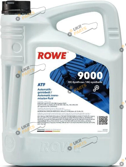 Масло трансмиссионное Rowe HIGHTEC ATF 9000 5 л (25020-0050-99)