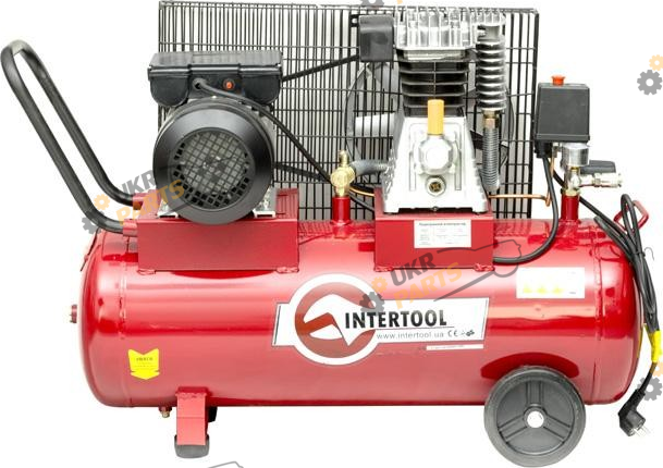 Автокомпрессор Intertool двухпоршневой 8 атм (PT-0011)