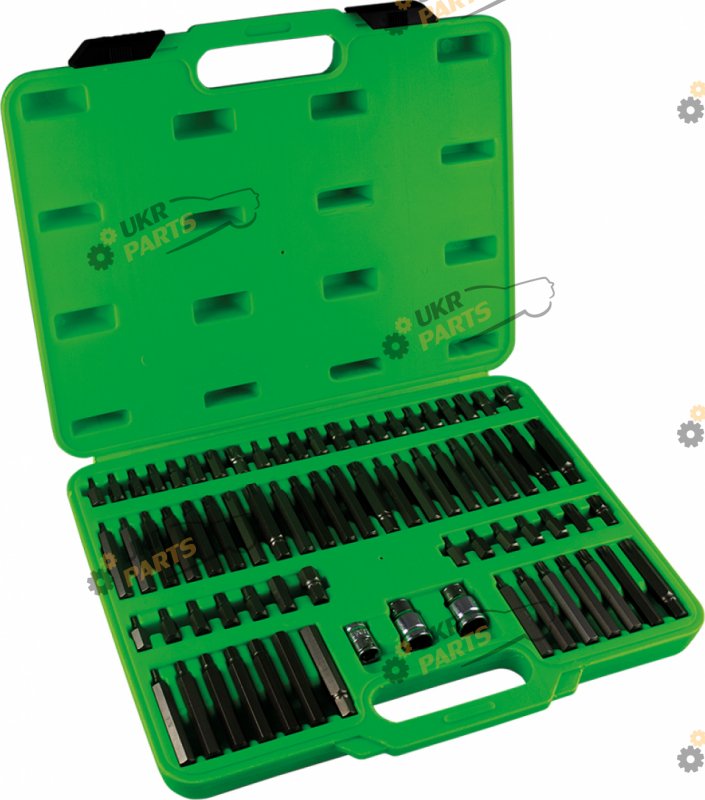 Набор бит JBM 75 шт (HEX, Torx T, Spline) (52550)