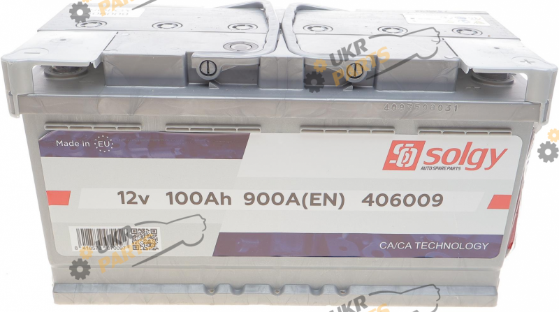 Автомобильный аккумулятор Solgy 100 Ач (406009)