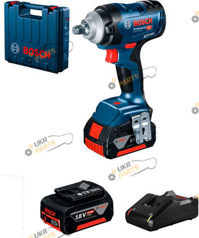 Гайковерт аккумуляторный Bosch ударный, GDS 18V-400 Professional 1/2