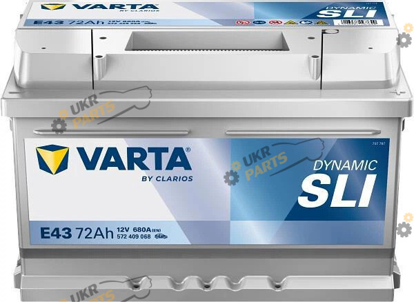 Автомобильный аккумулятор Varta Dynamic SLI 72 Ач (572409068K262)