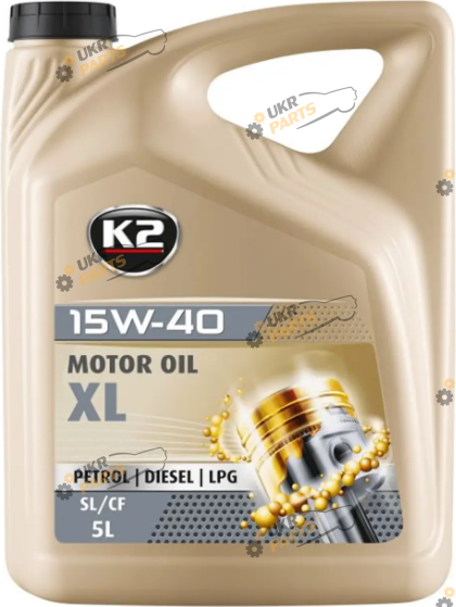 Моторное масло K2 SL/CF XL 15W-40 5 л (O2535E)