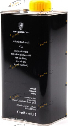 Тормозная жидкость Porsche DOT 4 1 л (000.043.20366)