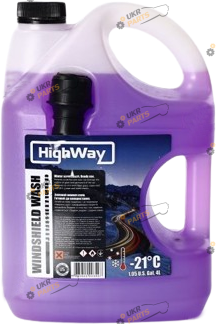 Жидкость омывателя готовая зимняя High Way -21 °C 4 л (10115)