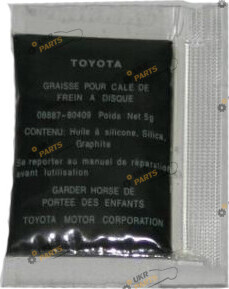Смазка для тормозной системы Toyota GREASE DISK BRAKE 0.005 л (0888780409)