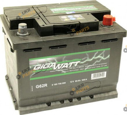 Автомобильный аккумулятор Gigawatt R+ 540 А 60 Ач (0185756008)