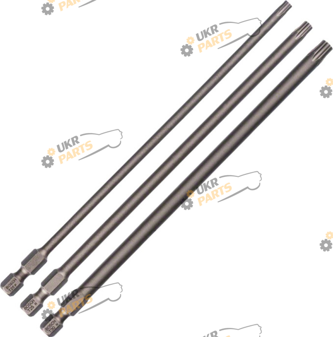 Набор бит Bosch Extra Hard T20, T25, T30, 152 мм, 3 шт удлиненная (2607001764)