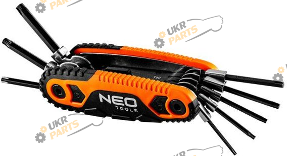 Набор шестигранников NEO T9-T40 8 шт (09-573)