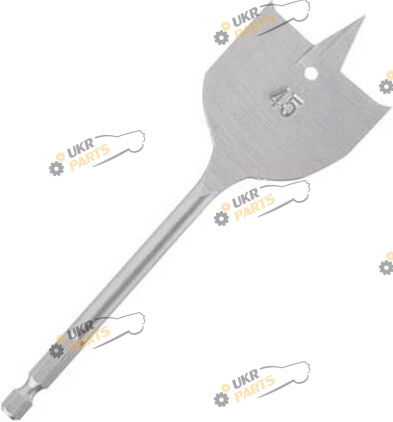Сверло перьевое по дереву Intertool HEX 45 мм (SW-0045)
