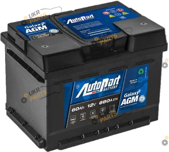 Автомобильный аккумулятор AutoPart Galaxy AGM 60 Ач (ARL060-AGM)