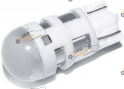 Лампочка AllLight T10 1 диод 1W Osram replica W2,1x9,5d WHITE 12V матовая (00-00007301)