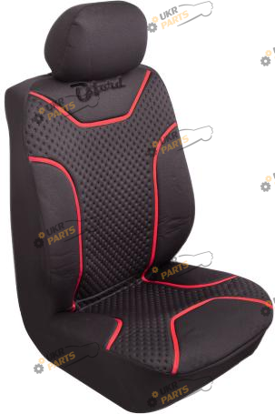 Чехлы для сидений Vitol Oxford повн компл 11 од черно-красные (VSC-72621-5 BK)