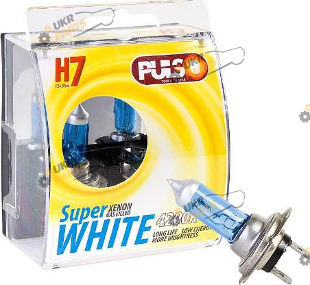 Галогеновая лампа Pulso super white H7 1 шт (LP-72551)