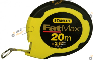 Рулетка Stanley FatMax, стальная лента, b=9.5 мм 20 м (0-34-133)