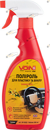 Полироль для пластика Voin матова Ваніль 0.5 л (VP-0532)