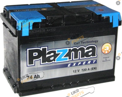 Автомобильный аккумулятор Plazma Expert 6СТ-74 720 А 74 Ач (574 63 02)