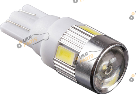 LED лампа Pulso T10/6SMD-5630/12v/1w/240lm White with lens 1 Вт (LP-142446)
