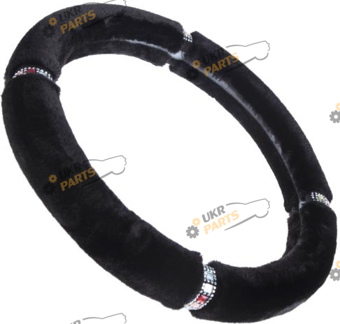 Чехол на руль Vitol M (37-39 см) черный (VLOD-F93 BK/BK M)