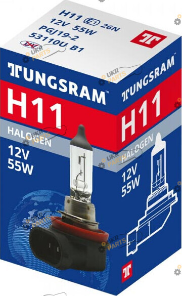 Галогеновая лампа Tungsram Standart H11 1 шт (53110U.1K)