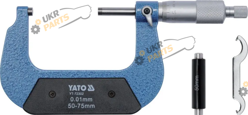 Микрометр Yato 50 - 75 мм (YT-72302)