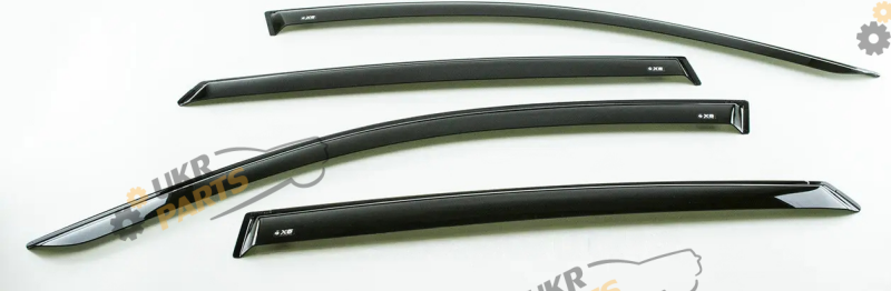 Дефлектор окна / Ветровик Acryl-Auto BMW BMW X6 E71 2008-2014 Кроссовер (V-BM-X6-07-O-D-4)