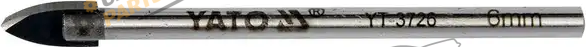 Cверло по керамике/стеклу Yato 6 мм (YT-3726)