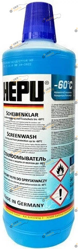 Жидкость омывателя концентрат зимняя Hepu -60 °C 1 л (SK-C60-001)