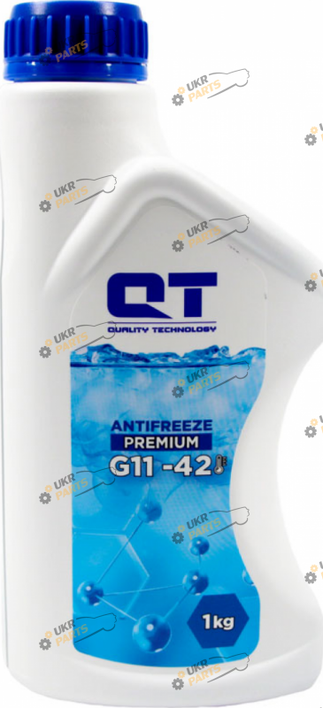 Антифриз QTech PREMIUM-42 G11 G11 синий 1 л (QT513421)