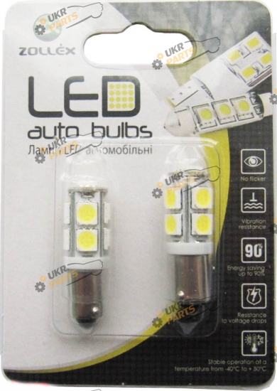 LED лампа Zollex BA9S (3281544)
