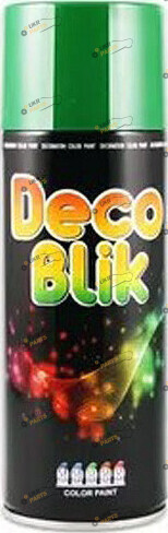 Аэрозольная краска Deko Blik зеленый 400 мл (RAL 6037)