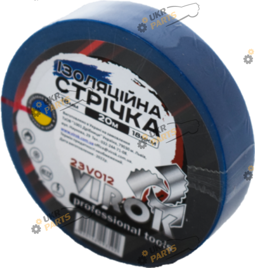 Изолента Virok синяя 20 м / 18 мм (23V012)