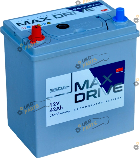 Автомобильный аккумулятор Max Drive ASIA SMF (+/-) EN350 B19 42 Ач (СТ-00154730)