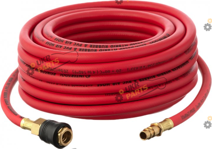Пневматический шланг Intertool гибридный профессиональный 6х11 мм 10 м (PT-1761)