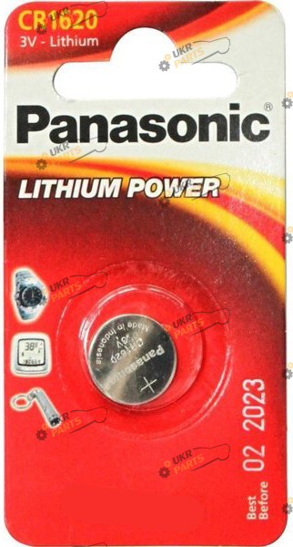 Батарейка Panasonic Lithium Power CR1620 1 шт. (CR-1620EL)