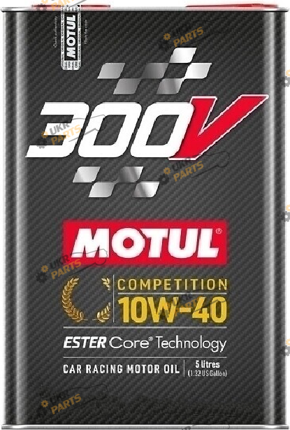Моторное масло Motul 300V COMPETITION 10W-40 5 л (826851 / 110822)