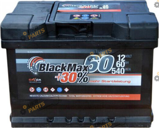 Автомобильный аккумулятор BlackMax 6СТ-60 АзЕ 60 Ач (B4004)