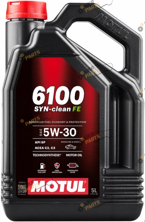 Моторное масло Motul 6100 SYN-CLEAN FE 5W-30 5 л (841751)