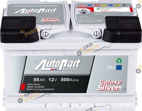 Автомобильный аккумулятор AutoPart Galaxy Silver_SB_ низький(0) 85 Ач (ARL85-GAL0)