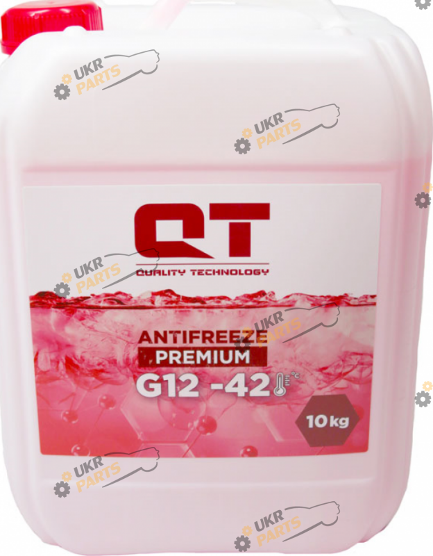 Антифриз QTech PREMIUM-42 G12 G12 красный 10 л (QT5114210)