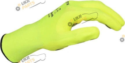 Перчатки зеленые нитриловые TIGERFLEX HI-LITE, поліестер, покритя нітрил, пара (0899403087)