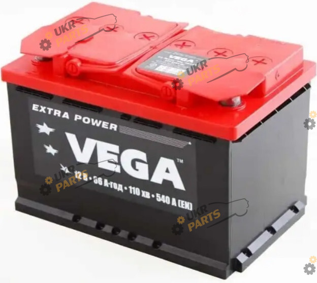 Автомобильный аккумулятор Vega 66 Ач (VSE66L3L)