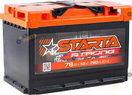 Автомобильный аккумулятор STARTA АЗ Euro Strong 78 Ач (JDF078-ST00)