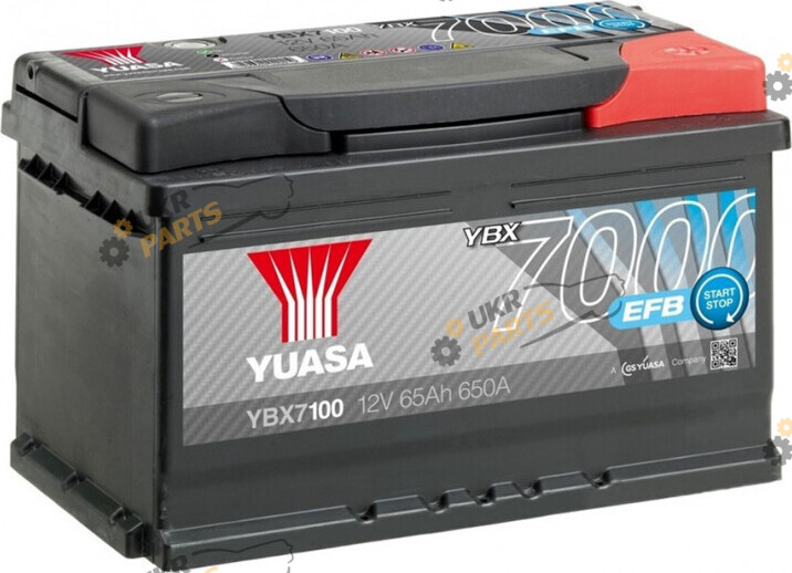 Автомобильный аккумулятор Yuasa EFB Start Stop Battery 65 Ач (YBX7100)