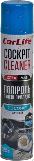 Полироль для торпеды Carlife Cockpit Cleaner EXTRA MAT 0.32 л (CF348)