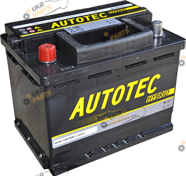 Автомобильный аккумулятор AutoTec 6СТ-60 480 А 60 Ач (560 99 02)