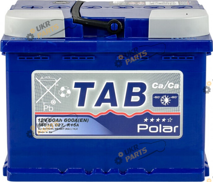 Автомобильный аккумулятор TAB Polar Blue (0) Euro 60 Ач (121 060)